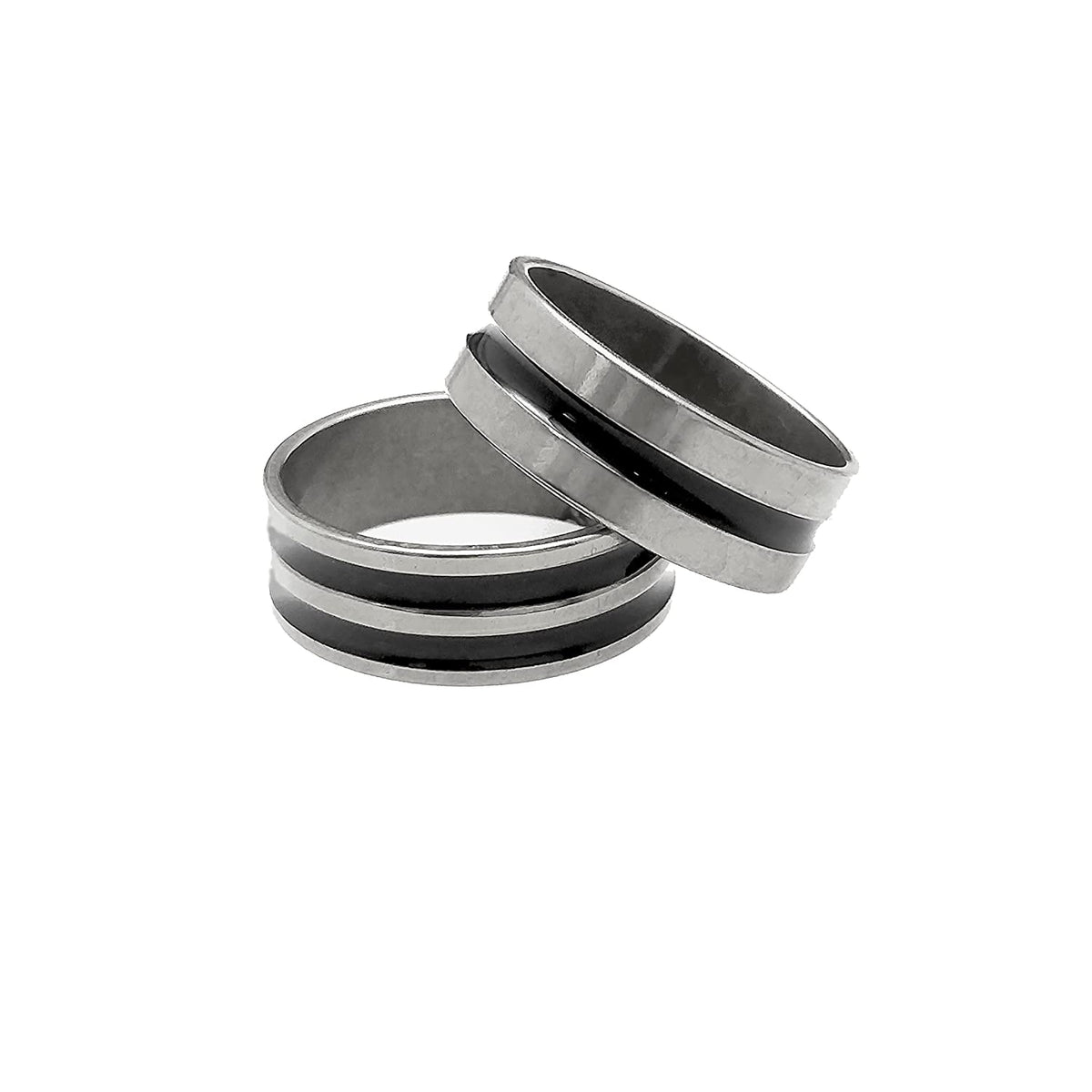 Mens stainless steel on sale rings