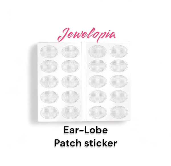 Jewelopia Ear Lobe Support Ear Sticker Invisible Shade Medical Sticker Lifter Patches for Long Earrings