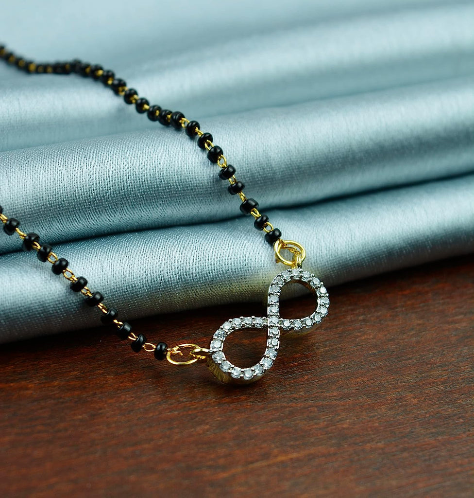 Infinity pendant deals mangalsutra