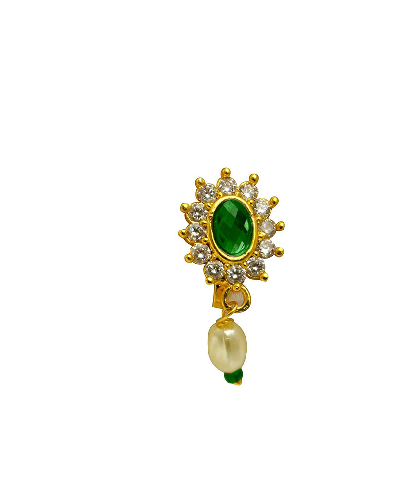 Marathi Nose Pins - Buy Maharashtrian Nose Ring Online in India –  Silvermerc Designs