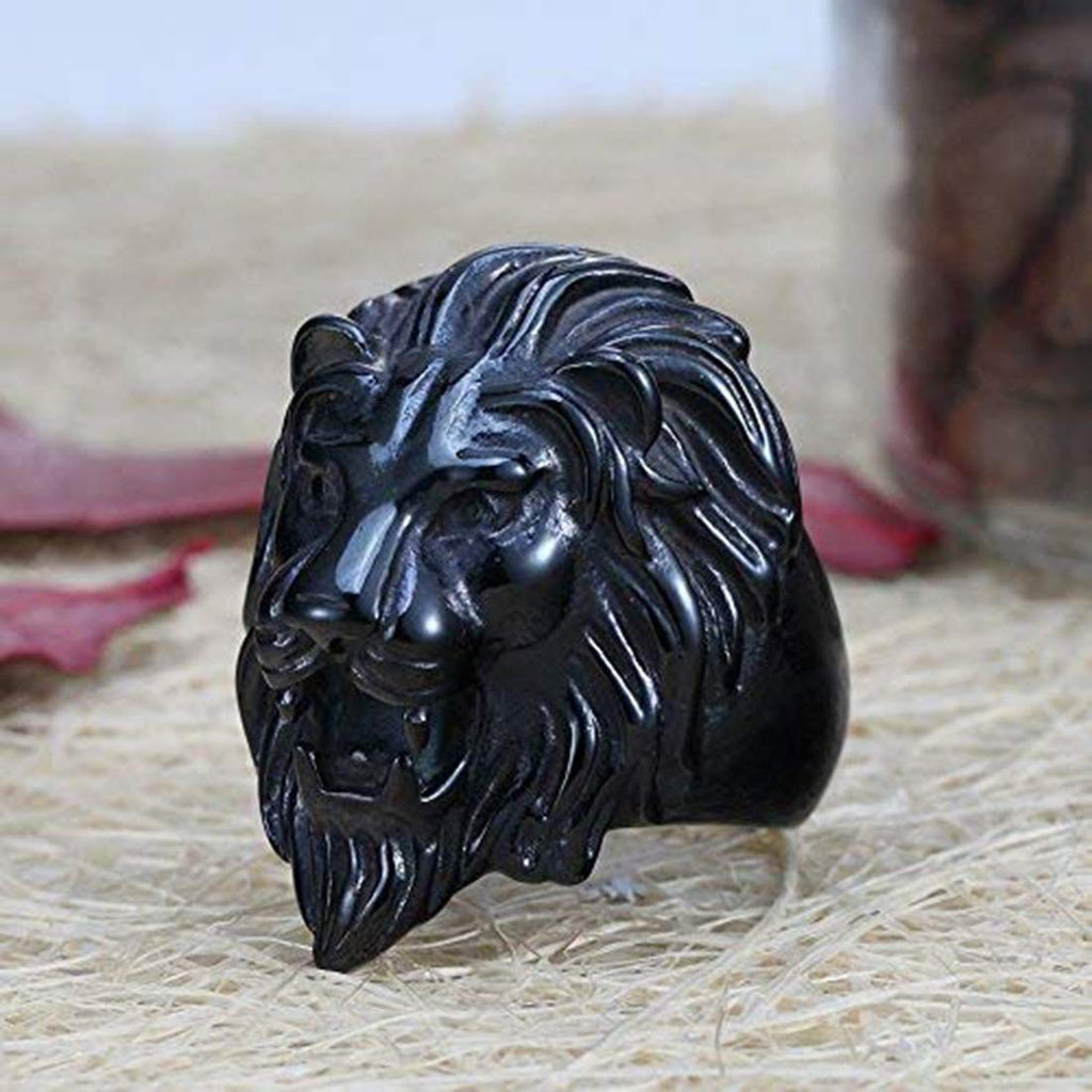 Stainless Steel Artificial Jewelry Lion Face Ring, Adjustable at Rs  85/piece in New Delhi