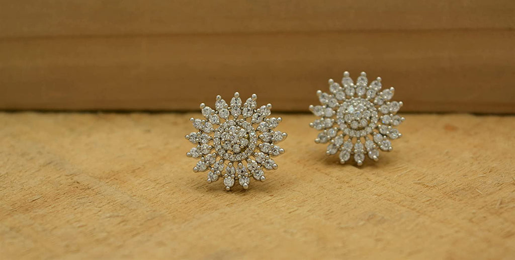 Details more than 232 american diamond small earrings latest