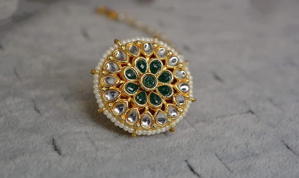 Kundan sale borla designs