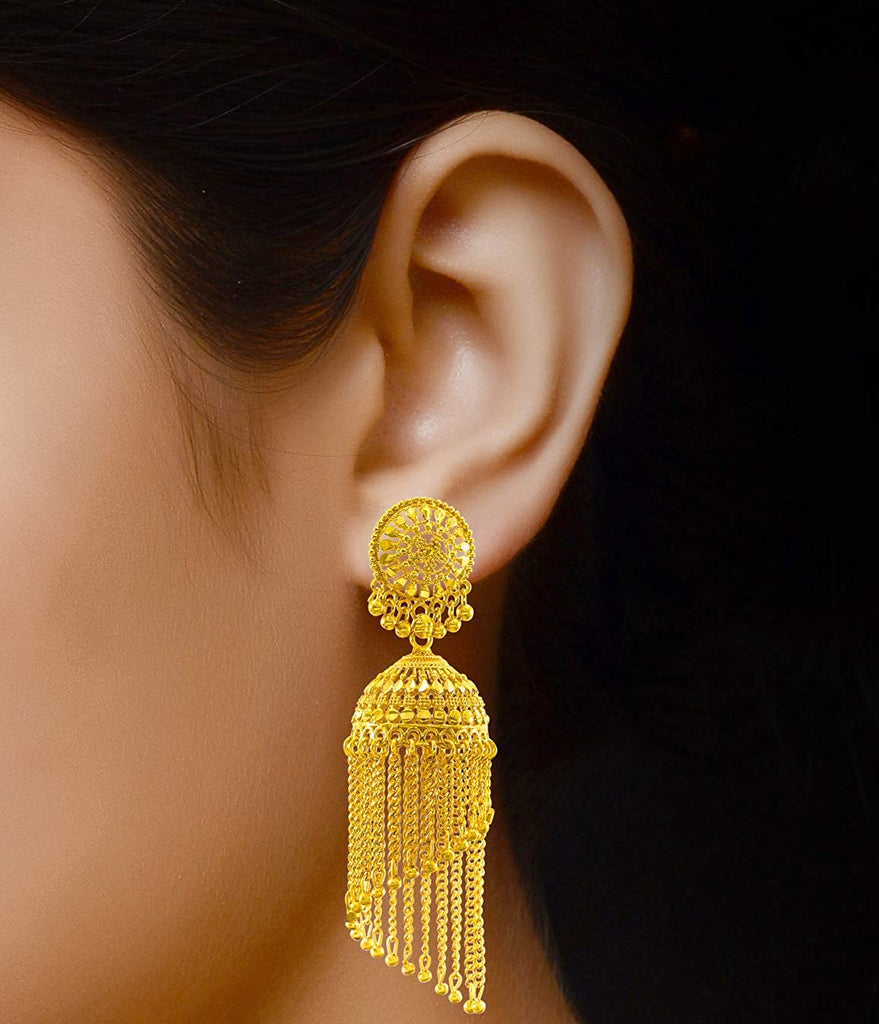 Angel 18K Gold Screw Back Earrings | Mimosura Jewellery for Kids