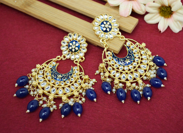 Traditional Lakshmi pearl Earrings