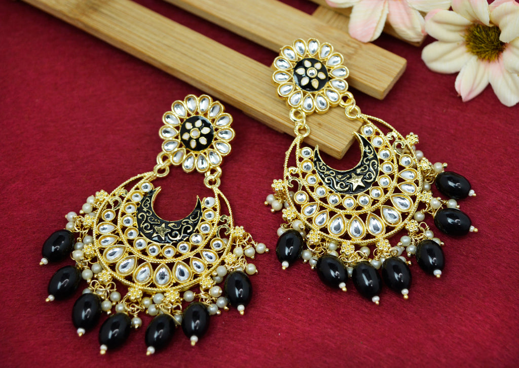 9ct Yellow Gold Tahitian Black Pearl Stud Earrings – Cameron Jewellery