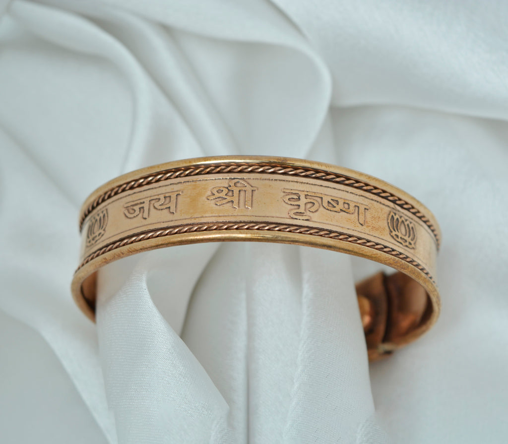 Traditional Radhe Krishna Bracelet Bangle - South India Jewels