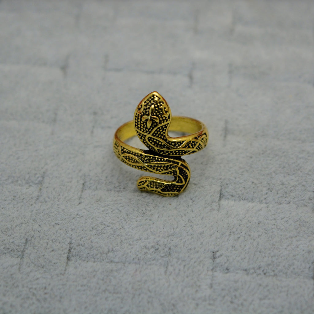 Open Snake Ring | Brass, Brooklyn Jewelry – www.brittbolton.com