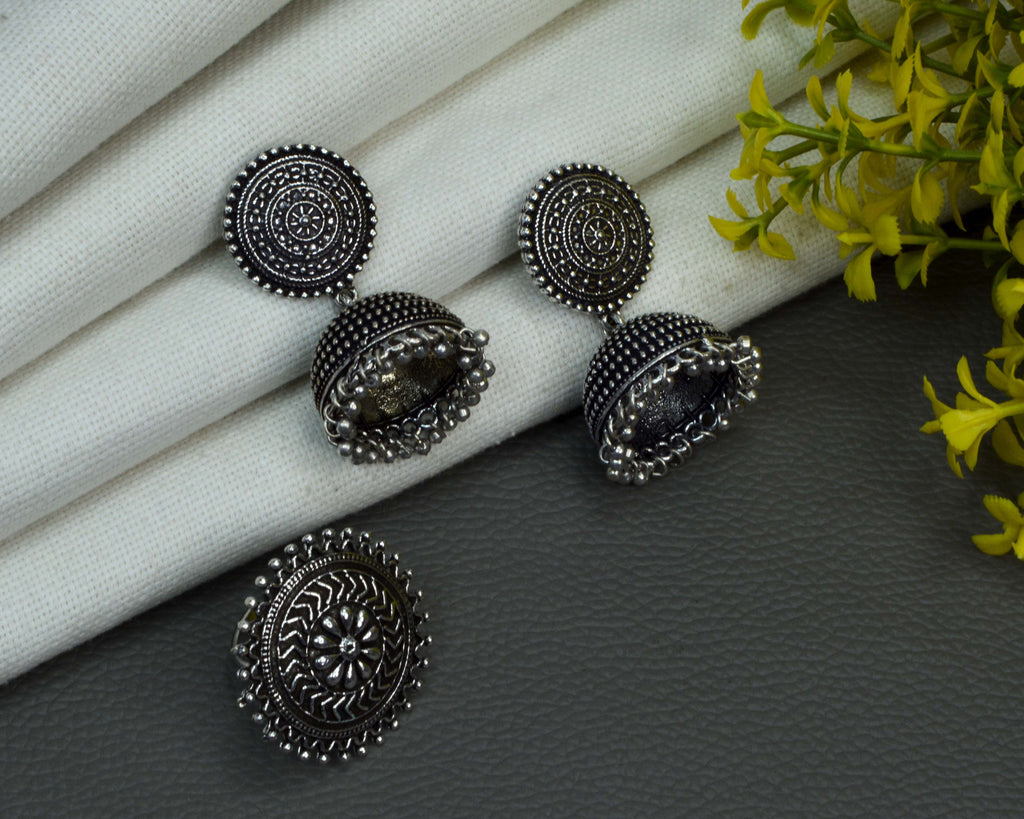 Majeatic Floard Earrings – Rajesh Jewels