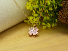 Medium Four Leaf Clover Pendant