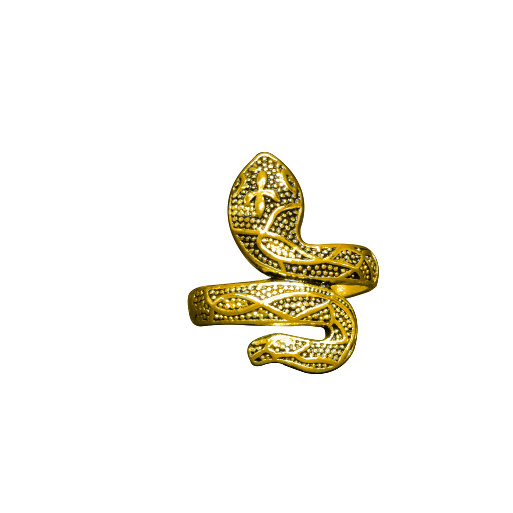 Jewelopia Snake Serpent Finger Ring Steampunk Snake Ring for Men women(pack of 1)